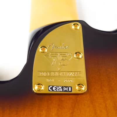 Fender 75th Anniversary American Professional PJ Bass - 2-Color Sunburst image 10