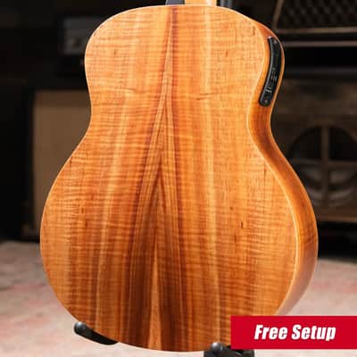 Taylor GS Mini-e LTD Acoustic/Electric Guitar - Figured Koa with Gig Bag image 2