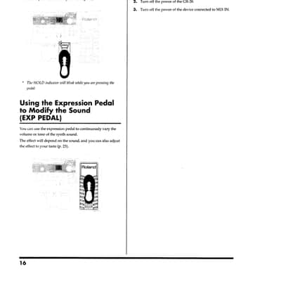 Roland GR-20 — Owners Manual User Guide Instructions — 49 Pages — USA Made image 7