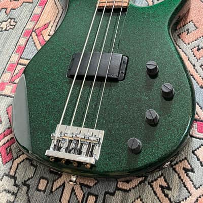 Peavey G Bass 1990's Metal Flake Green With Original Case image 1