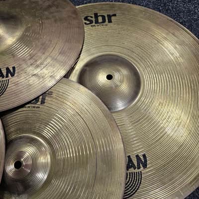 Sabian Cymbal Set SBR Inc Crash, Ride And Hi-hats USED! RKSBR110726 image 3