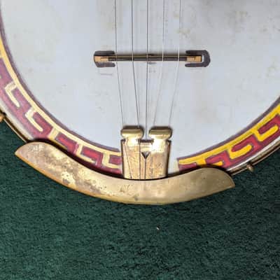 1920's John Grey and Sons London Benares Brass 5 String Banjo image 9