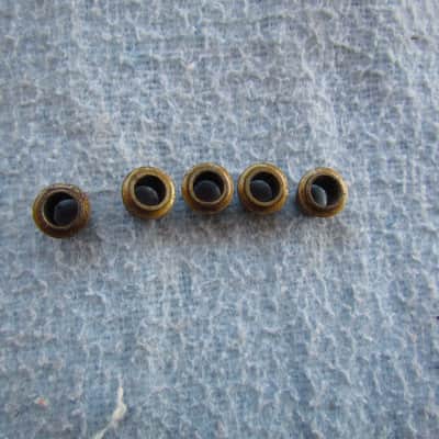 Vintage Fender Tuner Bushings Set Of 5 Tuners Bushings Vintage Fender Tuner Bushings Fits Stratocasters Telecaster & Others Genuine Vintage Parts image 1
