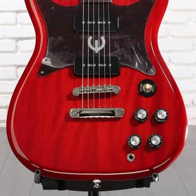 Epiphone Wilshire P-90s Electric Guitar - Cherry (EOWLCHNHd1) image 4