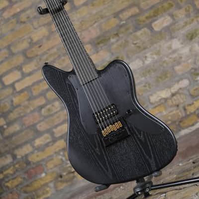 ESP LTD Alex Wade AW-XJ7 Baritone Evertune - Black Open Grain Satin - Demo image 13