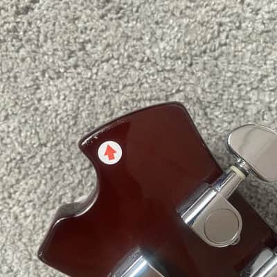Tobacco Burst Xavier Semi Hollow Jazz Guitar, Maple Body and Neck, Rosewood Fingerboard image 7