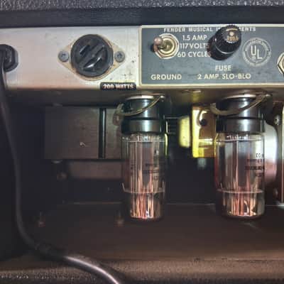 Fender Bassman Head 1968 Silverface "Black Line" Drip Edge / Blackface AB165 Circuit image 11