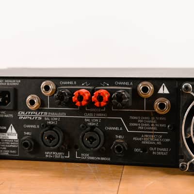 Peavey GPS 1500 2-Channel Power Amplifier CG01FZN | Reverb