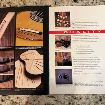 Ovation Catalog 1994 Viper Adamas II elite standard custom legend balladeer celebrity ultra deluxe image 15