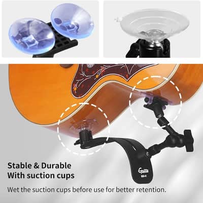 Guitar Balance Support - Classical Guitar Support Foot Stool, Ergonomic Design, Quick Adjustment (Lock) Angle, Suitable for Classical and Acoustic Guitars with Painted Material GGR-01 image 2