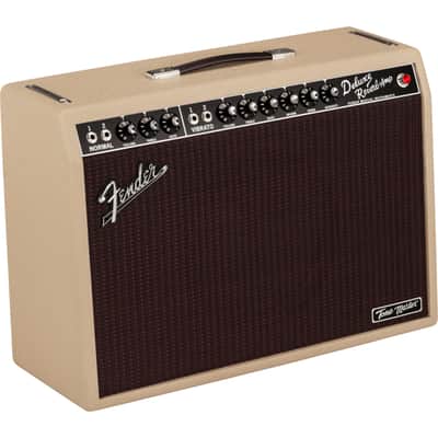 Fender Tone Master Deluxe Reverb Blonde - Modeling Combo Amp for Electric Guitars image 3