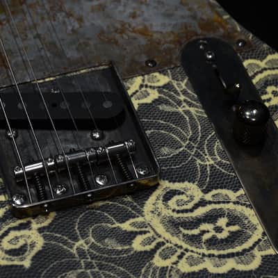M-Tone TKO Custom T - Telecaster Nicotine Paisley + Lollars image 8