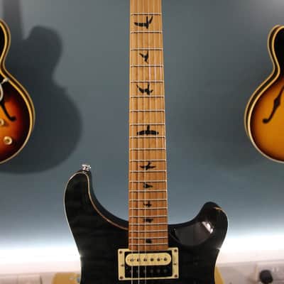 PRS SE Custom 24 with Roasted Maple Fretboard 2019 - Charcoal Burst image 8