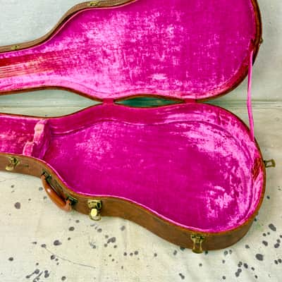 1958-1959 Gibson Logo Brown-Pink Guitar Case ES-335, 345, 355 Vintage 1950's image 11