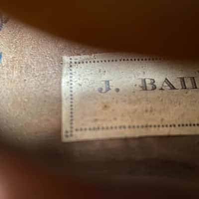 SALE! Excellent French violin labeled by Jenny Bailly, 1950,Rampal's certificate, Video! image 8
