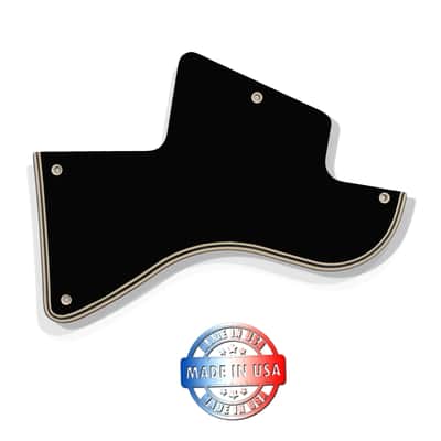 5 ply Black/Cream WIDE BEVEL Pickguard for Gibson Les Paul Special P90 image 5