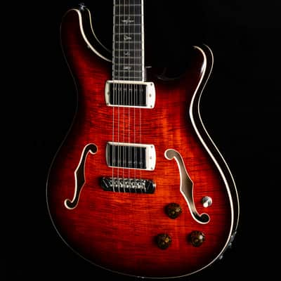 PRS SE Hollowbody II Piezo Orange Tiger Smokeburst (378) image 1
