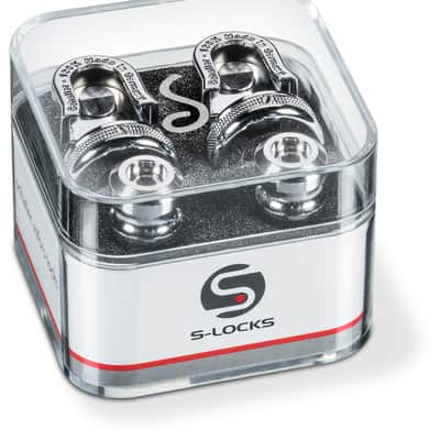 SCHALLER S-Locks Set (Paar) chrome Gitarrengurt-Wechsel- und Sicherungssystem image 2