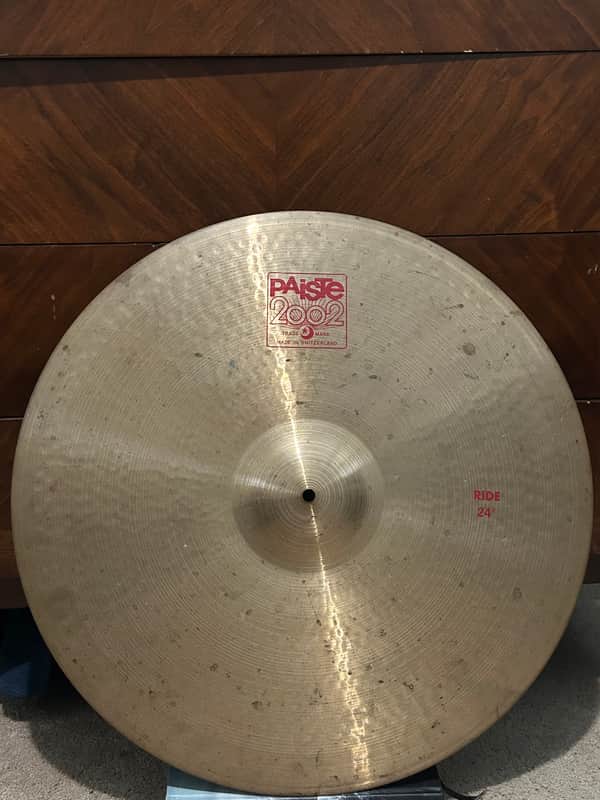 Paiste 24" 2002 Ride Cymbal 1980 - Present - Traditional image 1