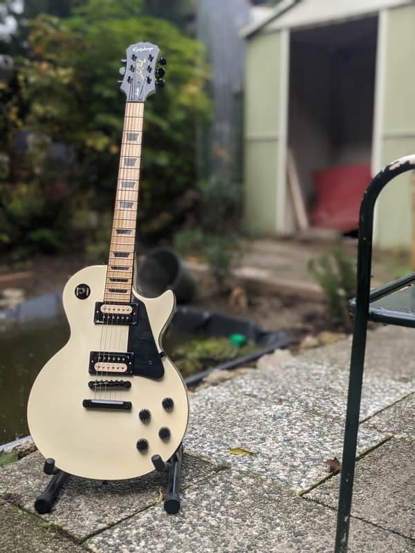 Epiphone Les Paul Negative Standard w/ Gibson Burstbuckers & Hard shell case image 1