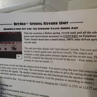 Bitmo Spring Reverb Mod Kit for Valve Jr. image 3