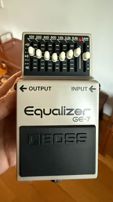 Boss GE-7 Equalizer (Black or Silver Label) 1997 - Present - Grey image 1