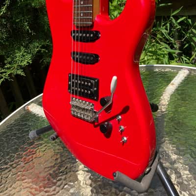 Vintage 1986 Squier by Fender Contemporary Stratocaster Made in Japan Torino Red image 6