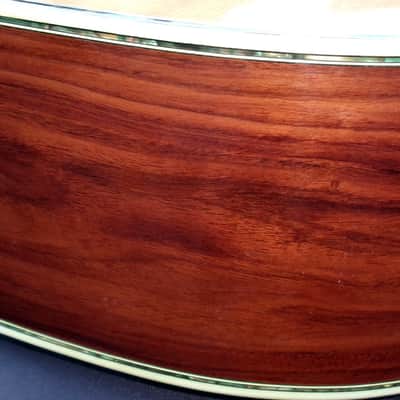 1980 Yairi YW-600 Dreadnought Guitar New Jacaranda Natural+Vintage Hard Case image 15