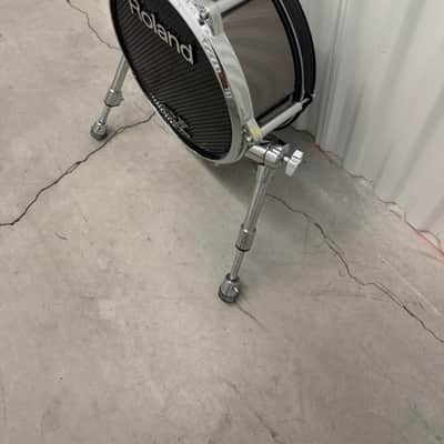 Roland KD-140 V-Kick 14" Bass Drum Trigger Pad 2010s - Black Chrome image 4