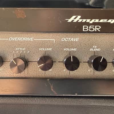 Ampeg B5R Bass Dual-Channel Amp Head +OCTAVE/DIST w Flight Case 1 OWNER USA Made image 8
