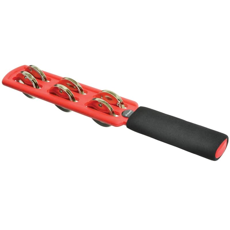 Chord Jingle Stick Shaker Hand Percussion Musical Instrument RED image 1