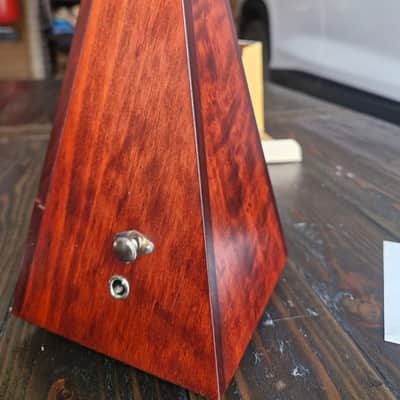 Wittner 811M Mahogany Metronome with Bell 2010s - Natural image 1