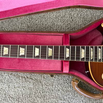 2024 Gibson Custom Shop Murphy Lab '59 Les Paul  Standard Reissue Light Aged Slow Ice Tea Burst with Hand Wound MJ Seymour Duncan Pearly Gates Pickups image 5
