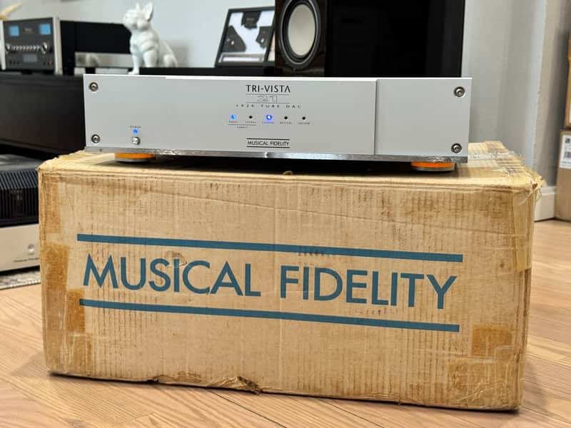 *OPEN BOX* Musical Fidelity Tri-Vista 21 24 Bit Tube DAC Silver Audiophile STORE DISPLAY image 1