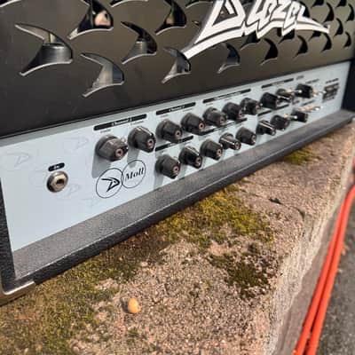 Diezel D-Moll 2.5-Channel 100-Watt Guitar Amp Head 2013 - 2019 - Black with Classic Metal Grille image 2