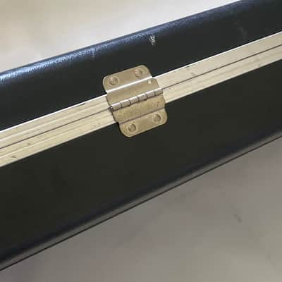 1990's Fender USA Stratocaster Telecaster Black Molded Hardshell Guitar Case Butterfly Latches image 9