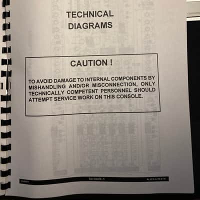 Allen & Heath GL2000 Audio Mixing Console Service Manual image 3
