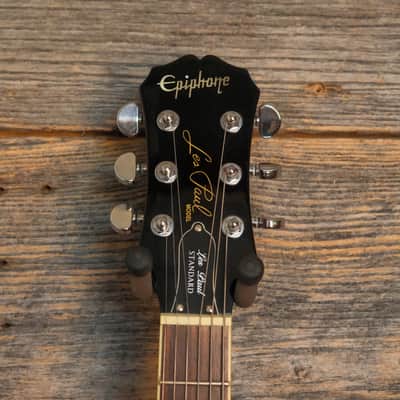 Used Epiphone 2005 Les Paul Standard Left Handed - Cherry Sunburst w/Case image 7