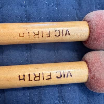 Vintage Vic Firth "branding iron era" "swizzle sticks" double sided mallets 1960s? - rare image 3