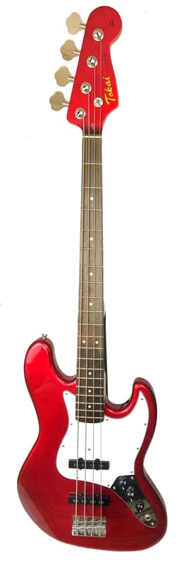 Tokai TJB Jazz Sound Bass Guitar Candy Apple Red 16070169 New image 1
