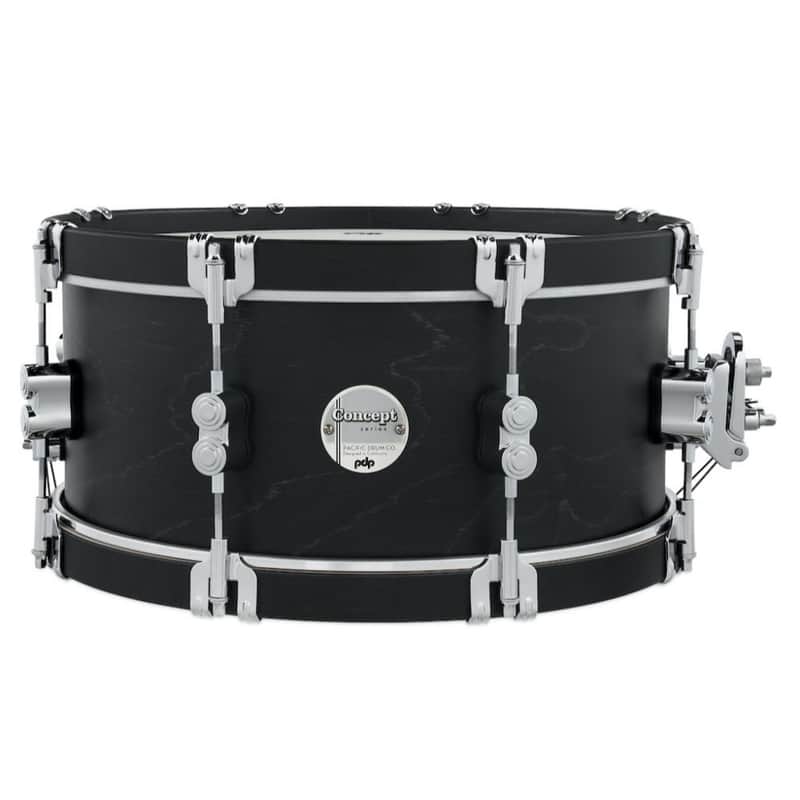 PDP PDCC6514SSEE Concept Maple Series 6.5x14" Snare Drum with Wood Hoops image 1