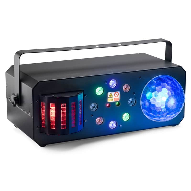 Mint Stagg SLE-TRANCE40-1 4-Effects-in-1 Laser/Derby/Color Wash/Disco Ball Light image 1