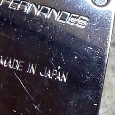 Fernandes Neck Plate Made in Japan image 4