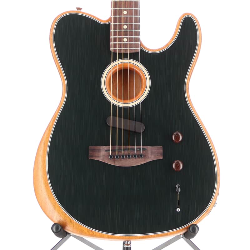 Fender Acoustasonic Player Telecaster, Brushed Black, Plays Great (R13) (06017) image 1