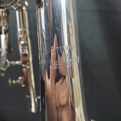 Getzen 800S-LBWT Eterna Bb Cornet | Large Bore with 1st Valve Trigger - Silver Plated image 5
