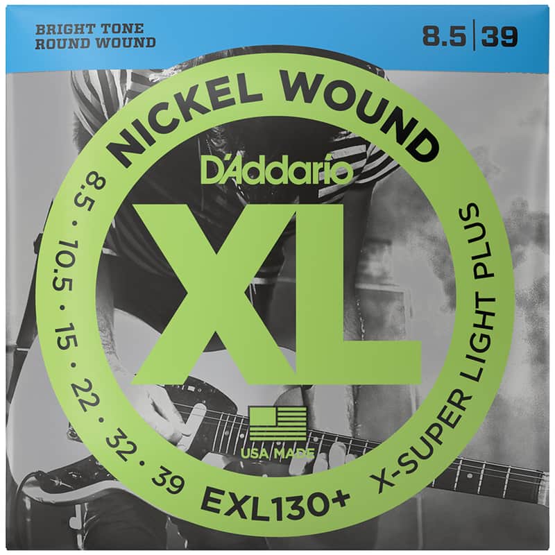 D'Addario EXL130+ - Electric Guitar Strings - XL X-Super Light - 8.5-39 (EXL130+) image 1