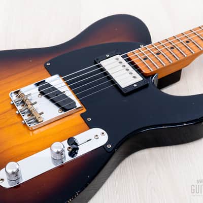 2024 Fender Custom Shop Limited Edition 1954 HS Telecaster Relic Sunburst w/ Seth Lover SH-55 & Josephina Red Hot image 6