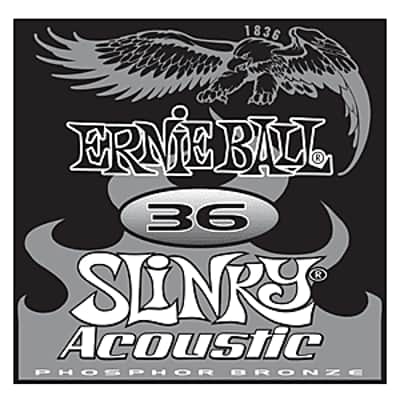 Ernie Ball single .036 Slinky Acoustic Phos Bronze image 2