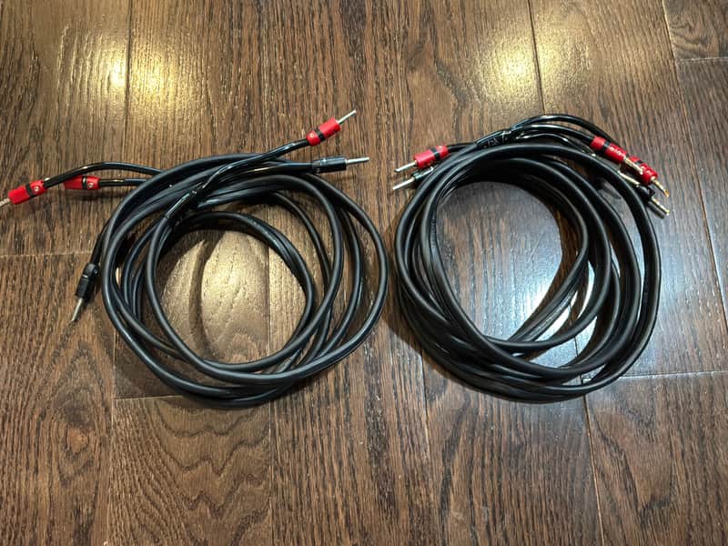 AudioQuest Rocket 22 Biwire Speaker Cables image 1