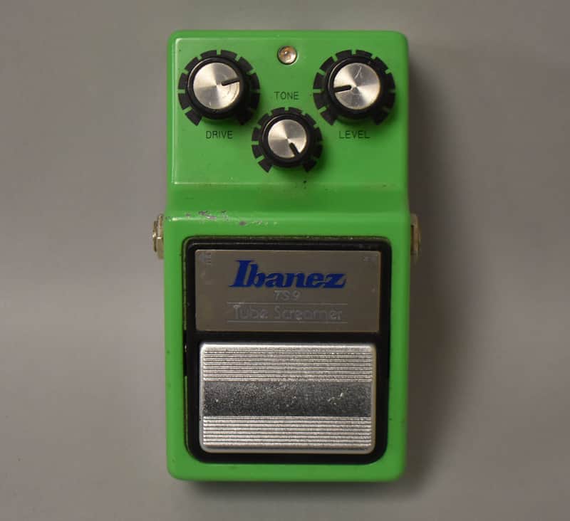 2001 Ibanez TS9 Tubescreamer Overdrive Effects Pedal Green MIJ image 1